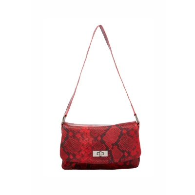 Afbeelding van myMo ROCKS Handtas rood / zwart