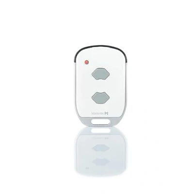 Afbeelding van Marantec Digital 572 handzender 868 MHz, kleine 2 kanaals draadloze afstandsbediening/garagedeuropener voor garagedeuraandrijving, wit