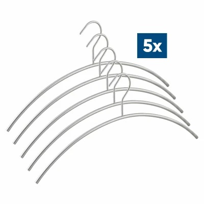 Afbeelding van 5x RVS Kledinghanger 8mm, open oog, 304