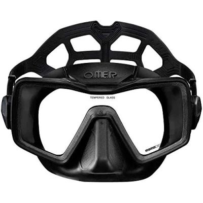 Afbeelding van OMER Apnea Uniek Lens Speervismasker Zwart One Size