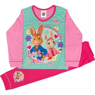 Afbeelding van Pieter Konijn pyjama maat 86/92 Peter Rabbit en Lily pyama katoen