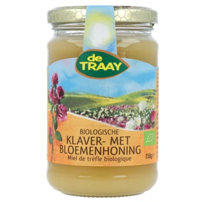 Afbeelding van Biologische klaverhoning Honingwinkel.nl