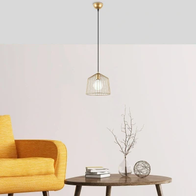 Afbeelding van Opviq Hanglamp Cat 12060 1 lamp Ø26cm goud glanzend