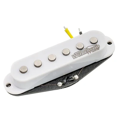 Afbeelding van Wilkinson M serie Hoge Output Strat Single Coil Pickup Middenelement voor Stratocaster Elektrische Gitaar, Wit