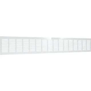 Afbeelding van Nedco plintrooster alum. 800 x 130 mm wit