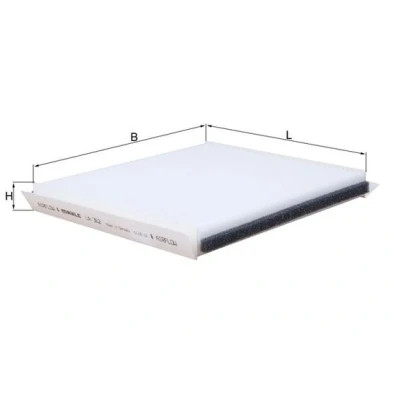 Afbeelding van Mahle Original Interieurfilter LA 362
