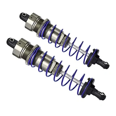Afbeelding van RC Auto Stoßdämpfer, 2 Stück 1/10 Metall Stoßdämpfer einstellbar Ersatzteile(105 mm / 4,13 Zoll)
