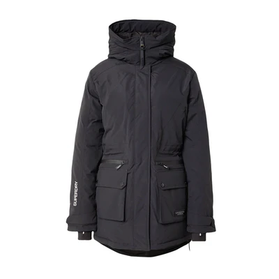 Afbeelding van Superdry Vrouwen Gewatteerde City Parka Zwart Grootte: 42