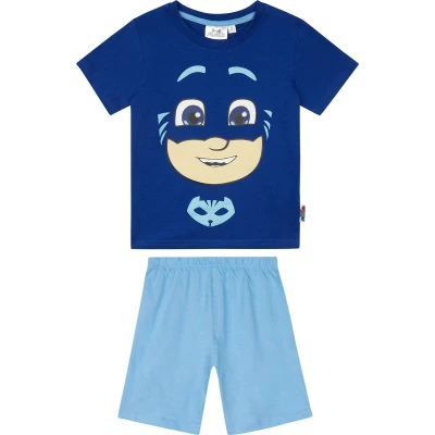 Afbeelding van PJ Masks Pyjama met korte mouw blauw maat 104