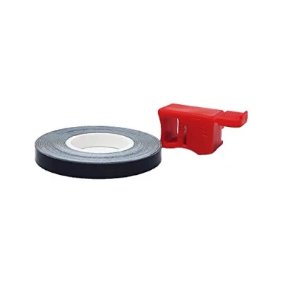 Afbeelding van Brekende Wielstrepen met Applicatorgereedschap, 5 mm x 6 m, Zwart