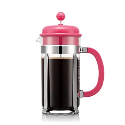 Afbeelding van Bodum Tritan French Press Cafetière Kunststof 8 kops Bubblegum 1L