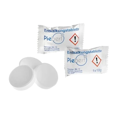 Afbeelding van 30 x ontkalkingstabletten voor koffieautomaten, universeel inzetbaar, kalkoplossingstablet à 18 g, kwaliteit Made in Germany
