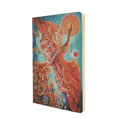 Afbeelding van Firebird (Birds of Happiness) A4 Dot Grid Cahier