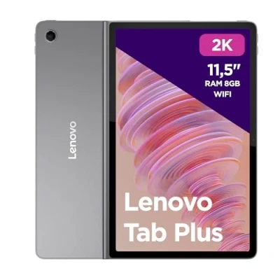 Afbeelding van Lenovo Tab Plus, 2K display 11,5 inch (MediaTek Helio G99 processor, 8 GB RAM, 128 geheugen, wifi, tablet Android 13) Luna Grey, exclusief van Amazon