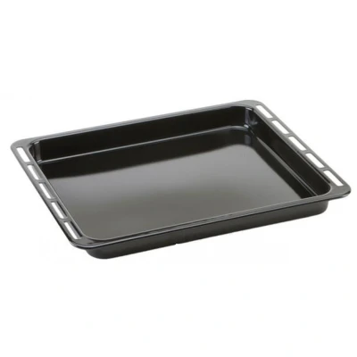 Afbeelding van Whirlpool Indesit 481010657928 bakplaat C00325933 40mm geëmailleerd zwart