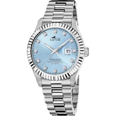 Afbeelding van Lotus Freedom 19002/6 herenhorloge, behuizing van roestvrij staal 316L, zilverkleurig, armband 316L staal, zilverkleurig