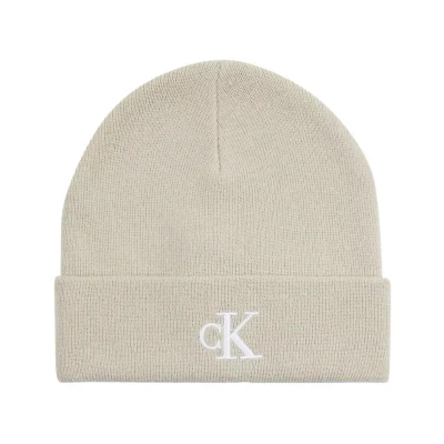 Afbeelding van Calvin Klein Jeans Embro Beanie Unisex Muts, Maat: One Size, Pelican