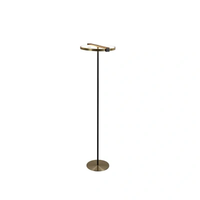 Afbeelding van Searchlight Vloerlamp Aerial zwart en goud EU62332GO