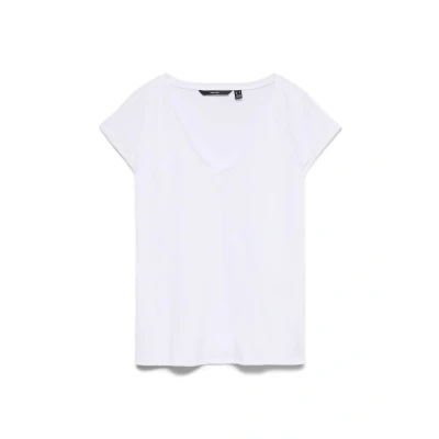 Afbeelding van Vero Moda Vmfilli TE Tshirt basic, Dames, Maat: Small, Bright white