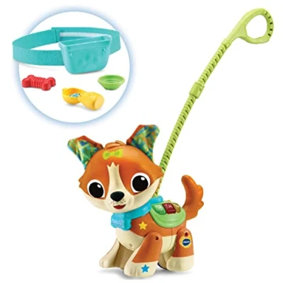 Afbeelding van VTech 80 552567 Puppy voor kinderen, om te leren lopen, speelgoed baby&#039;s vanaf 18 maanden, Spaanse versie, meerkleurig, uniek (80 552567)