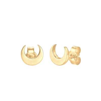 Afbeelding van Elli HALF MOON Oorbellen goldcoloured, Dames, Maat: One Size, Gold coloured