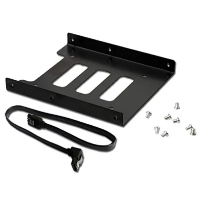 Afbeelding van Valuegist montagebeugel 2,5&quot; tot 3,5&quot; SSD/HDD bay met Sata 3 kabel, metalen voor desktop pc