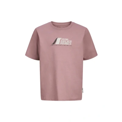 Afbeelding van Jack &amp; Jones Junior Otier Front print TEE Tshirt voor kinderen, Maat: 152, Grape shake