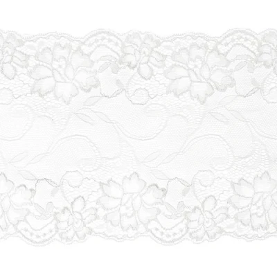 Afbeelding van Kant Op Rol Wit 18cm X 9m