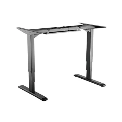 Afbeelding van Equip Ergo elek. Bureauframe traploos Dualmoto zwart, 650805