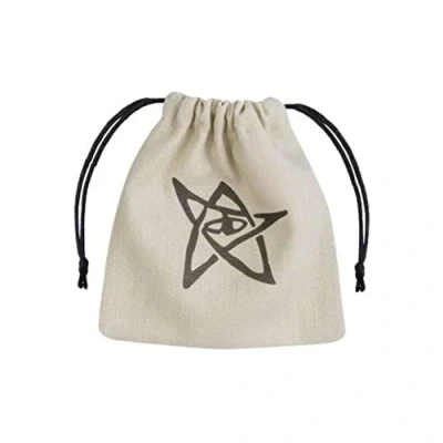 Afbeelding van Q Workshop Call of Cthulhu Beige &amp; Black Dice Bag