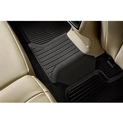 Afbeelding van Skoda 57A061580 rubberen mat middentunnel achter zwart rubber voetmat afdekking middentunnelafdekking