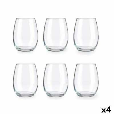 Afbeelding van Glazenset Amber Transparant Glas 350 ml (4 Stuks)