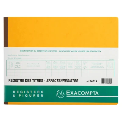 Afbeelding van Register Piqure effecten BV SLR 240x320 80vel geel
