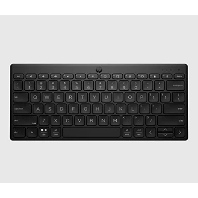 Afbeelding van HP 350 draadloos en bluetooth toetsenbord, verbinding met meerdere apparaten, Qwerty, Italiaanse lay out, emoji, compatibel Windows, Android, Chrome OS, MacOS, iPadOS, zwart