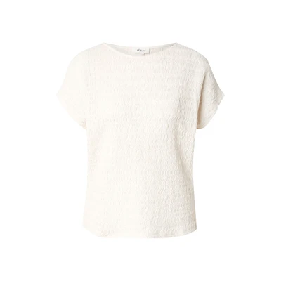 Afbeelding van s.Oliver Relaxed FIT Tshirt basic, Dames, Maat: 48, Creme