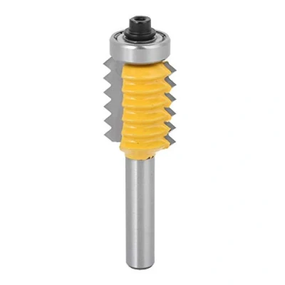 Afbeelding van 8 schachtfrees, lijngolftype houtfrees Carbid Joint Router Bit Multi Tooth houtbewerkingsgereedschap(8 x 24)