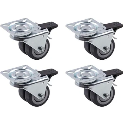 Afbeelding van Metafranc Dubbele wielen Wieldiameter: 50 mm Draagvermogen (max.): 70 kg 4 stuk(s)