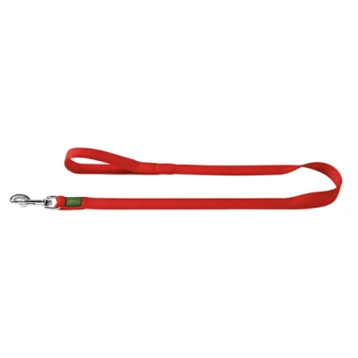 Afbeelding van Hunter Looplijn Nylon Soft Rood Hondenriem 100x2.5 cm