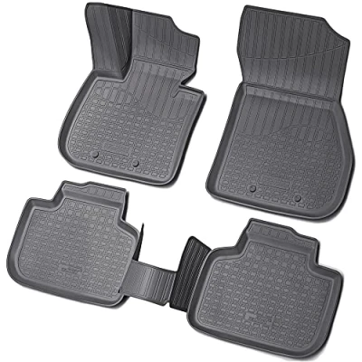 Afbeelding van Recambo 3D rubberen vloermatten geschikt voor BMW X1 F48 BJ vanaf 2015&gt; perfecte pasvorm met rand