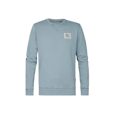 Afbeelding van Petrol Industries Sweater, Heren, Maat: Small, Ocean