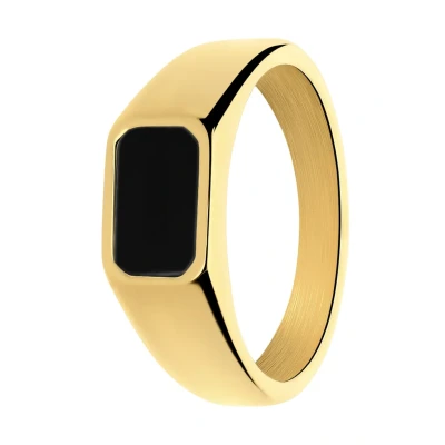 Afbeelding van Lucardi COOL Ring goldcoloured, Heren, Maat: 50, Gold coloured