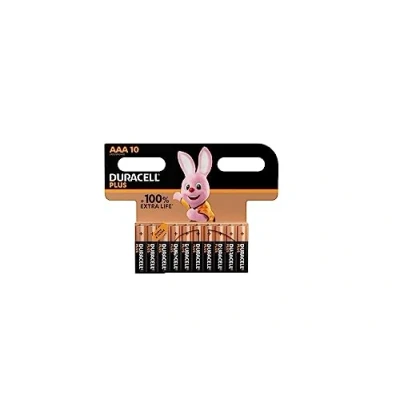 Afbeelding van 10 x Duracell AAA Plus (1 blister met batterijen) batterijen Mini Stylus (LR03/MN2400)