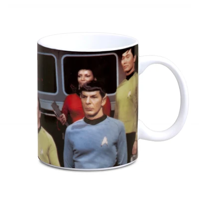 Afbeelding van LOGOSHIRT Star Trek USS Enterprise Crew Porseleinen mokken Koffiemokken veelkleurig Gelicentieerd origineel ontwerp