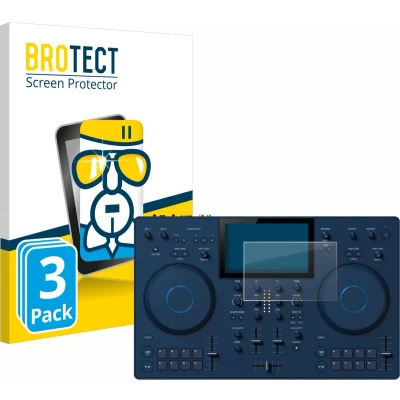 Afbeelding van BROTECT Screenprotector voor AlphaTheta OMNIS Duo Folie Beschermfolie Beschermglas transparant (3 Stuks)