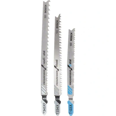 Afbeelding van Bosch 3 Delige Decoupeerzaagbladenset T123 Xf; T234 X; T345 Xf