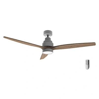 Afbeelding van Cecotec 05839, Huishoudelijke ventilator met bladen, Bruin, Grijs, Plafond, Draadloos, 8 uur, DC