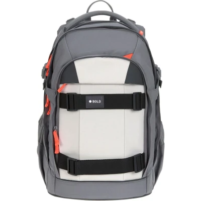 Afbeelding van Lässig Schoolrugzak met laptopvak Bold Origin School Backpack Anthracite / Grey Grijs