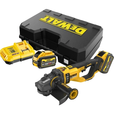 Afbeelding van DeWALT DCG460X2 QW Accu Haakse Slijper XR FlexVolt 54V 230mm 9.0Ah Li Ion Set
