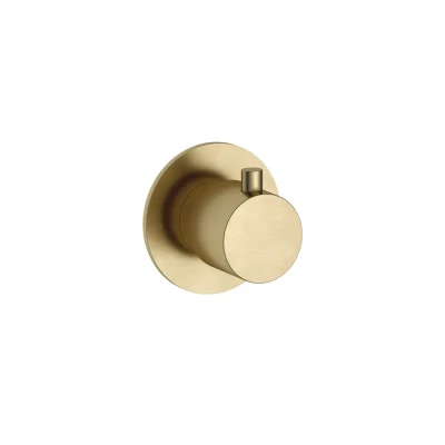 Afbeelding van HotBath Cobber Afbouwdeel 7001 Geborsteld Messing CB7001EXTBB