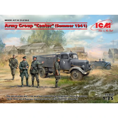 Afbeelding van 1:35 ICM DS3502 Army Group Center Summer 1941 Plastic Modelbouwpakket